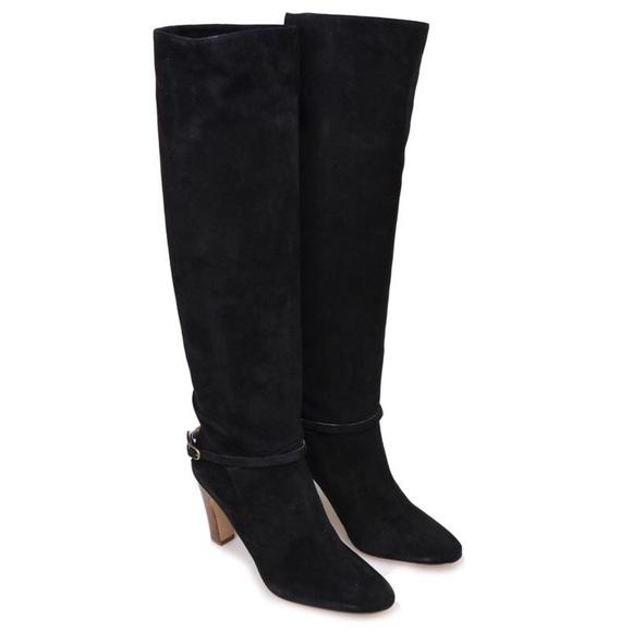 📸🆕 Bruno Magli ✦ Suede Knee High Boot ✦ Black - Picture 3 of 8